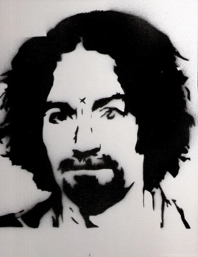 Charles Manson Stencil By Annievix On DeviantArt