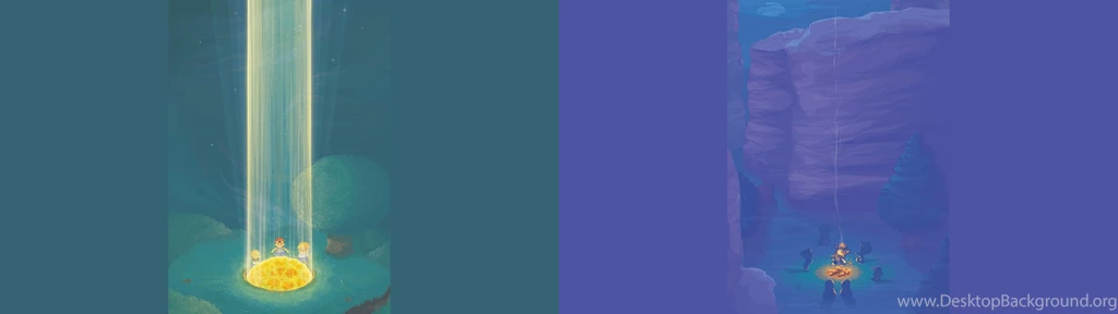 Put Together This Dual Earthbound Wallpapers From Orioto's Art ...