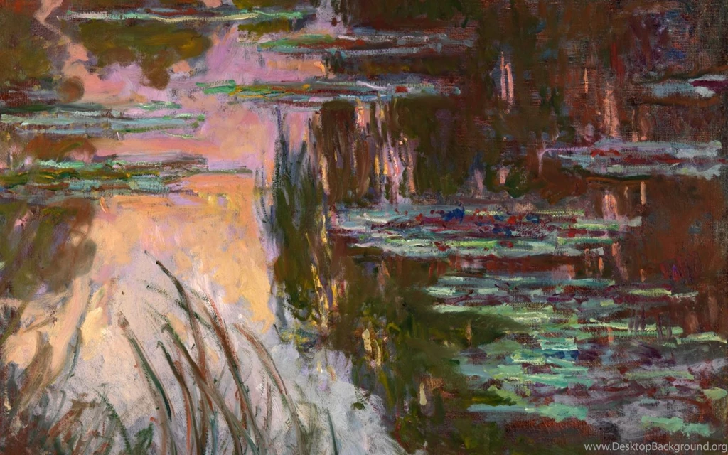 Claude Oscar Monet, Water Lilies, Setting Sun, C....