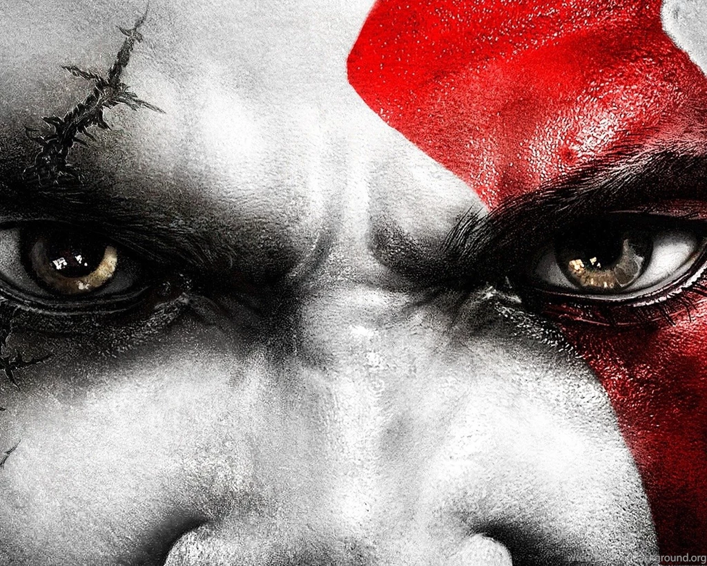 Evil Eyes Kratos 1280 X 1024 Wallpapers