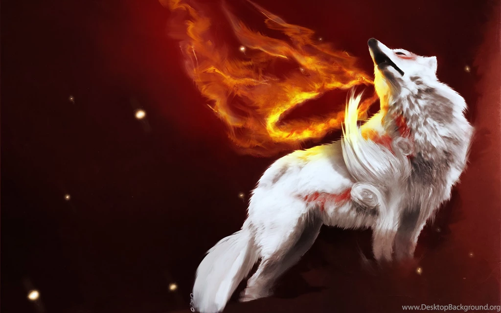 3D Fire Wolf Wallpapers Bing Images