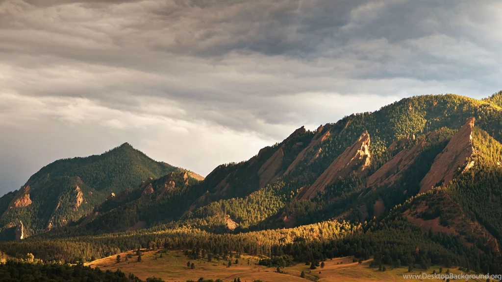 Download 1920x1080 Grey Sky Over Hills Wallpapers