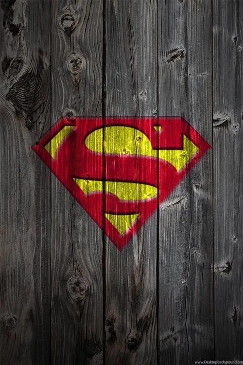 Wooden Superman Logo 640x960 Wallpapers Download Desktop ...