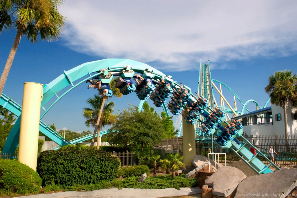 SeaWorld Orlando Kraken Wallpaper.