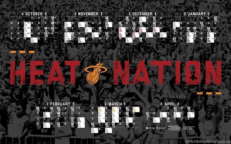 Miami Heat 2014 2015 NBA Schedule Wallpapers Free Desktop ...