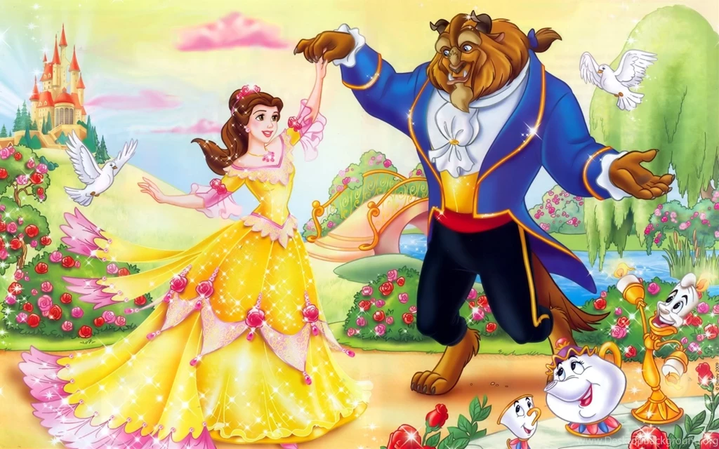 Beauty And The Beast Disney Princess Wallpapers (30378285) Fanpop