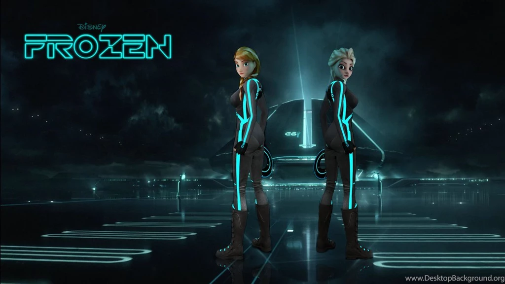 Frozen Tron Themed Wallpapers By OutaDimes On DeviantArt