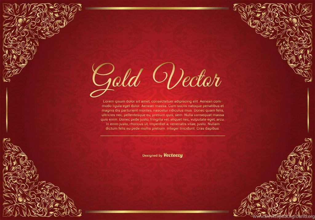 Gold Red Backgrounds Wallpapers HD