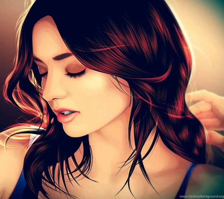 Beautiful Girl Art   Android Wallpapers @mobile9