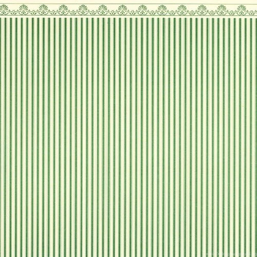1:24 Green Regency Stripe Wallpapers
