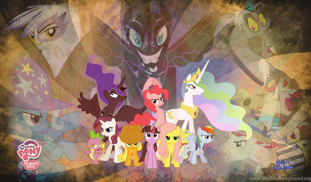 MLP FiM Wallpapers Heroes Vs Villans By Blue Paint Sea On DeviantArt