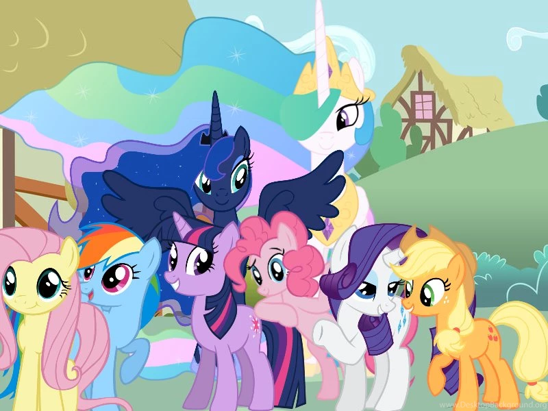 MLP:FiM Wallpaper! (No Logo/EoH) By Lewleworange On DeviantArt