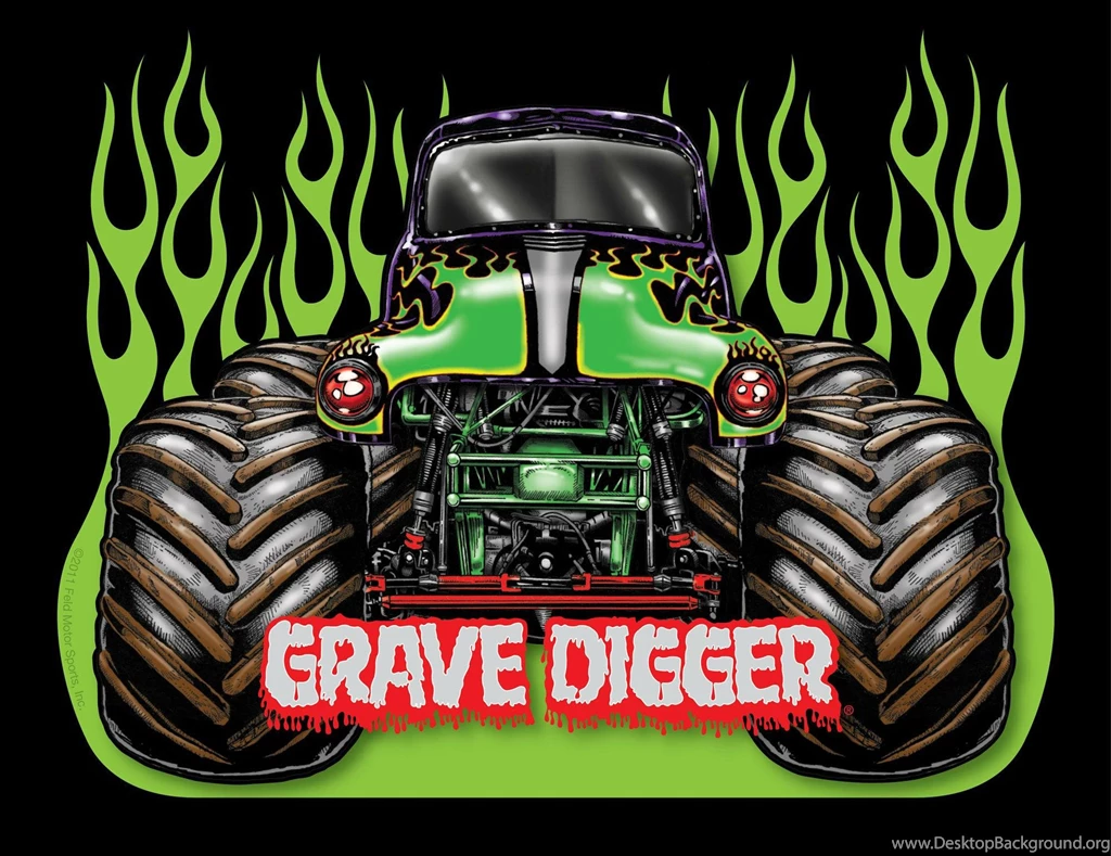 Grave Digger Monster Truck 4×4 Race Racing Js Free Wallpapers