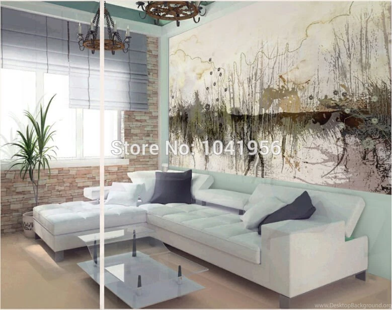 Photo Wallpapers Classic Fashion 3d Mural Wallpapers Sofa Black And ...
