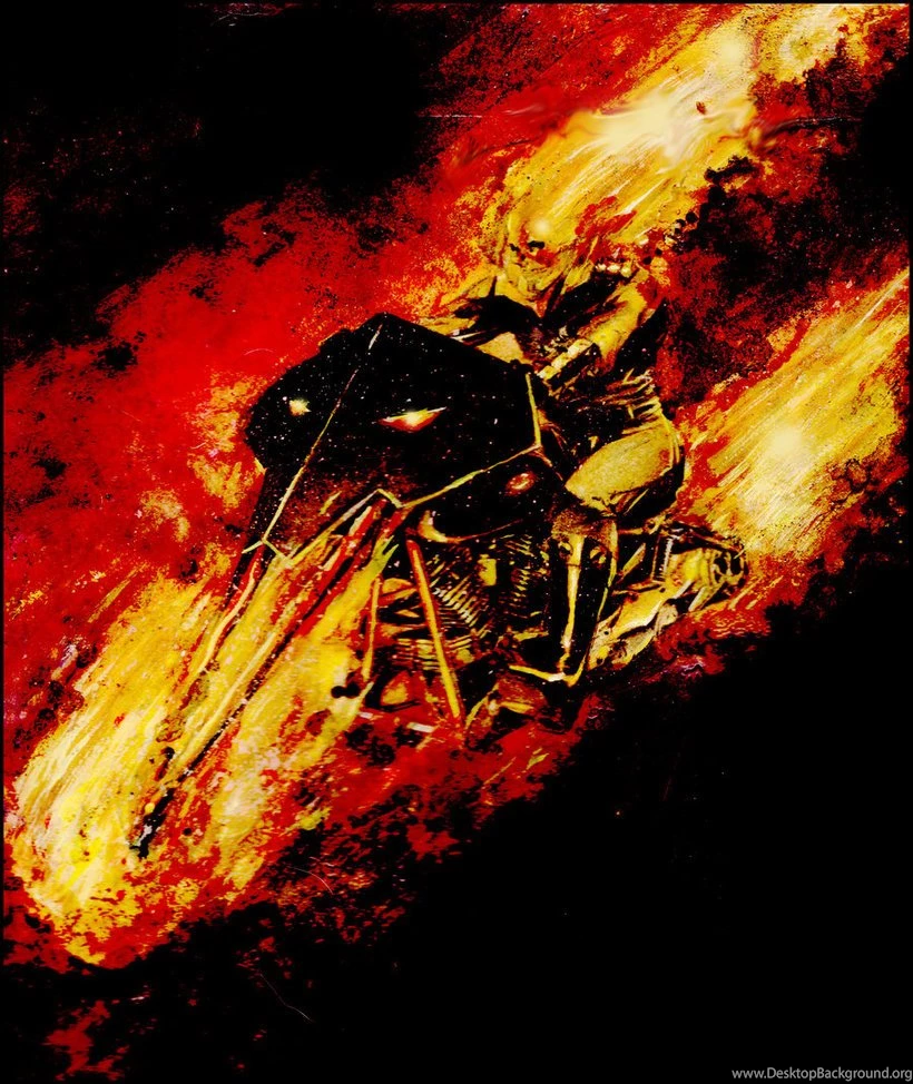 Ghost Rider On Bike By Innerspace1 On DeviantArt