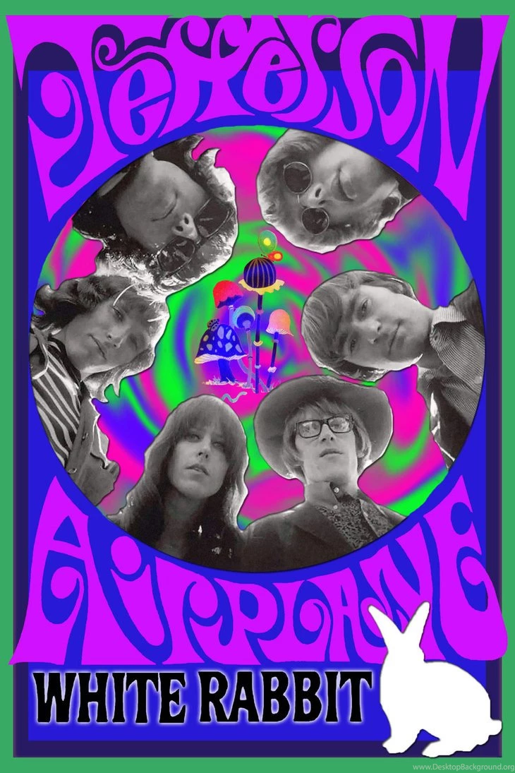 Jefferson Airplane White Rabbit Poster By CanYouDigIt69 On DeviantArt