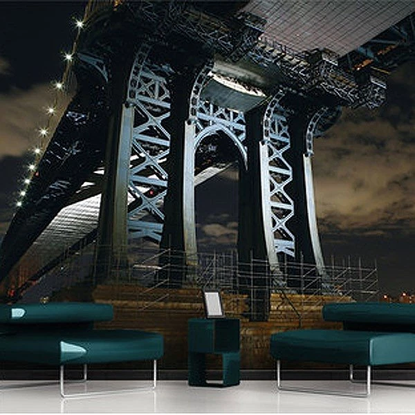 Yourdeco new york bridge wallpaper mural.jpg