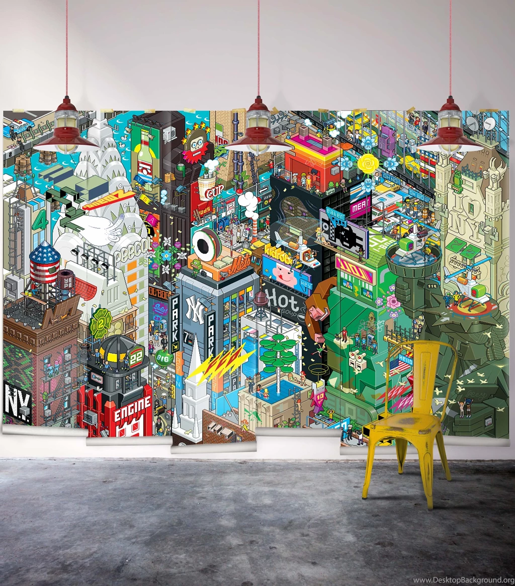 Exclusive EBoy / New York City Wall Mural