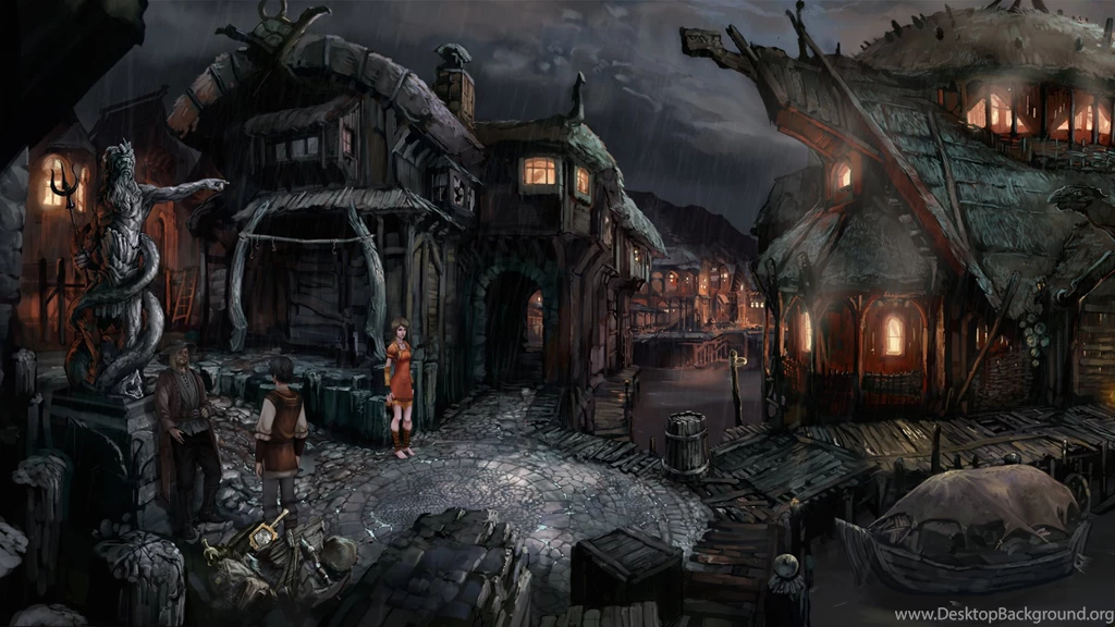 The Dark Eye Chains Of Satinav Girl In The Vilage