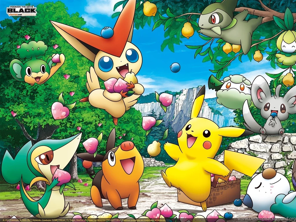 Download Pokemon Pikachu Tepig Oshawott Snivy Pansage Axew ...