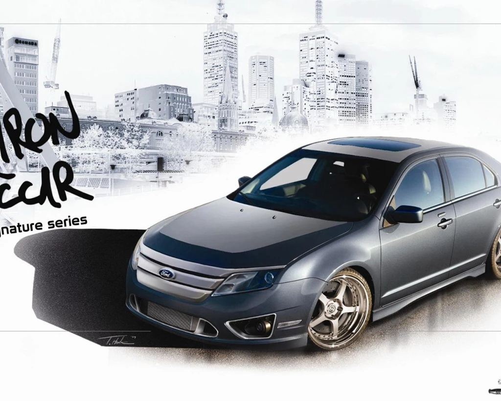 Sema 2009 Ford Fusion Sketch Wide Hd Wallpapers (