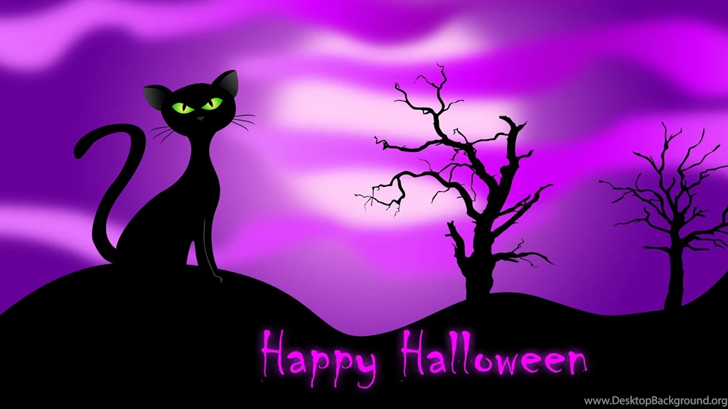 Happy Halloween Cat HD Wallpapers