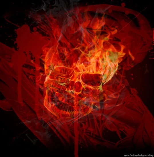 Bloody Flaming Skull By NetVideoTube On DeviantArt
