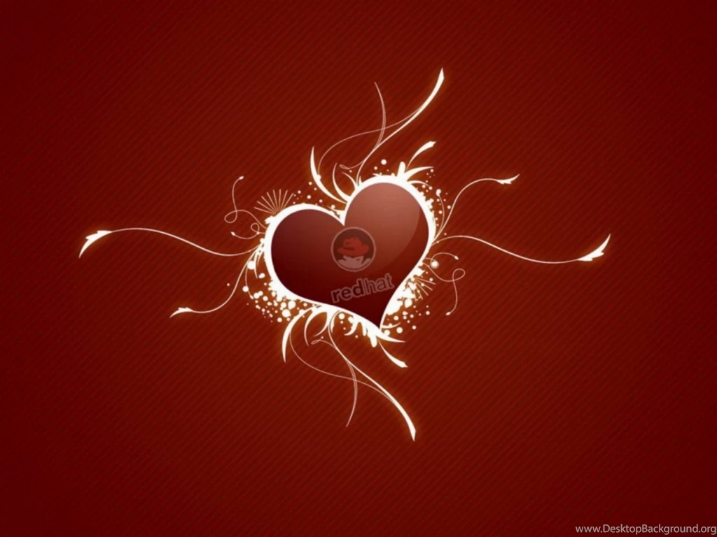 Heart Redhat Wallpapers Linux Backgrounds Story Of My Love ...