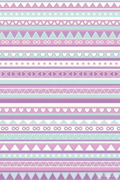 Girly Tribal Print Wallpaper!