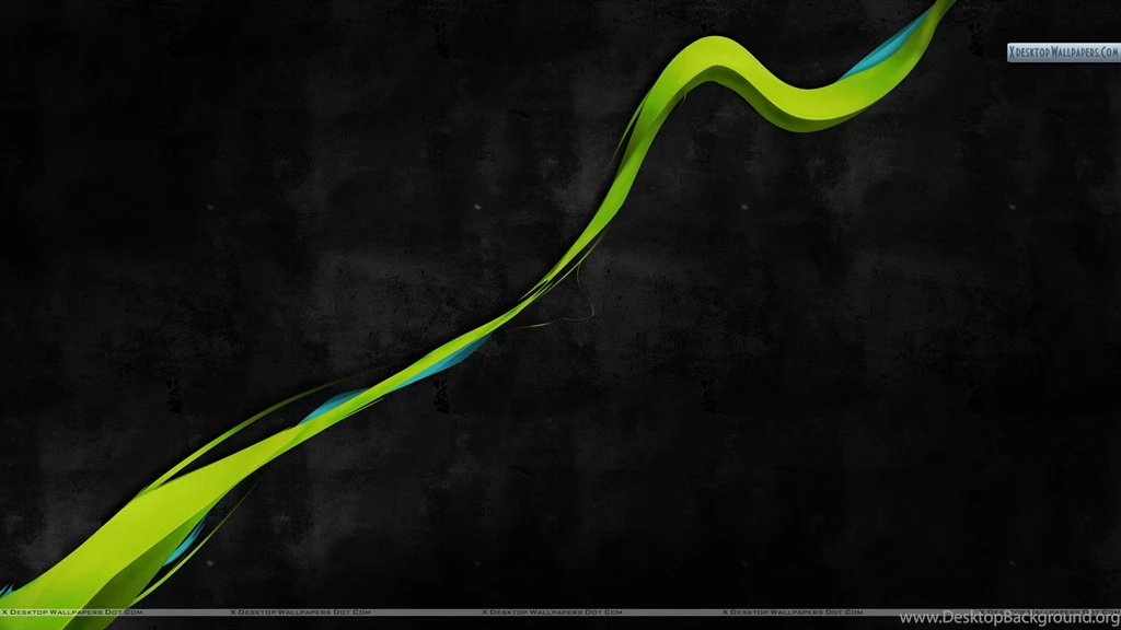 A Green Line On Black Backgrounds Wallpapers