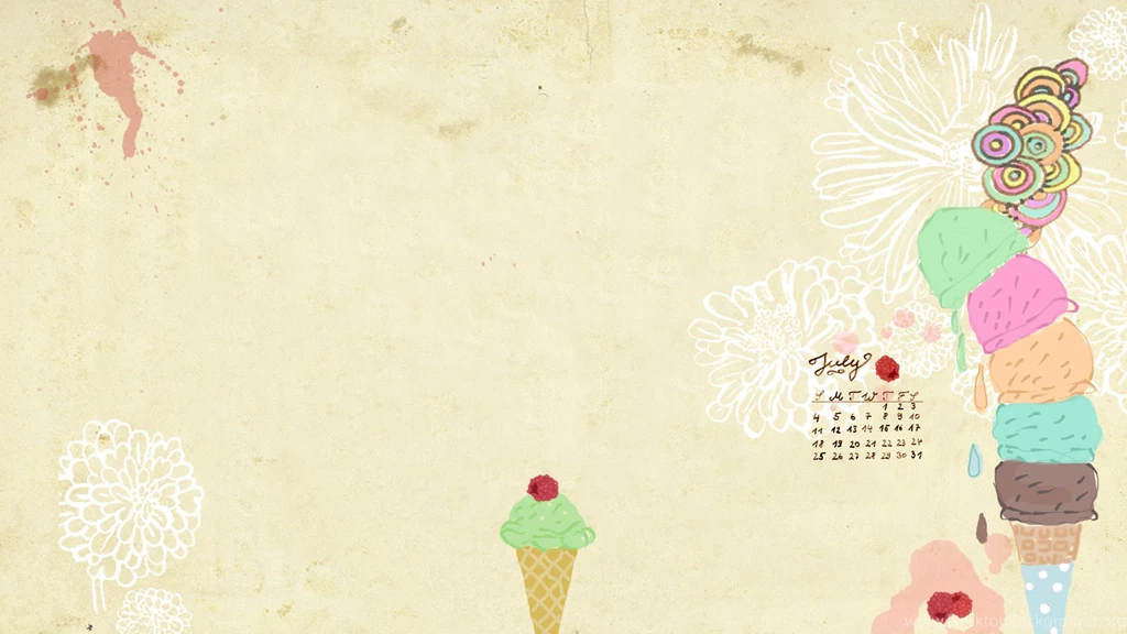 Calender Retro Desktop Wallpapers