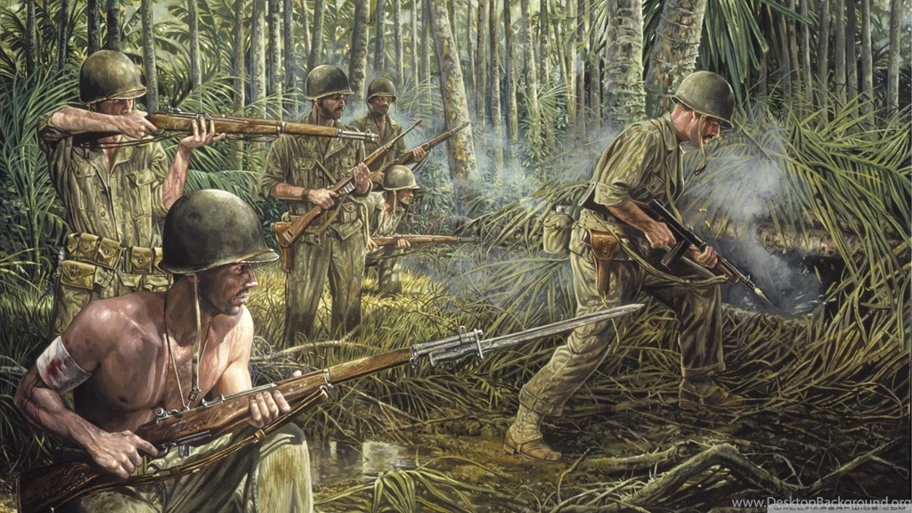 Soldiers At War Art HD Desktop Wallpapers : High Definition ...