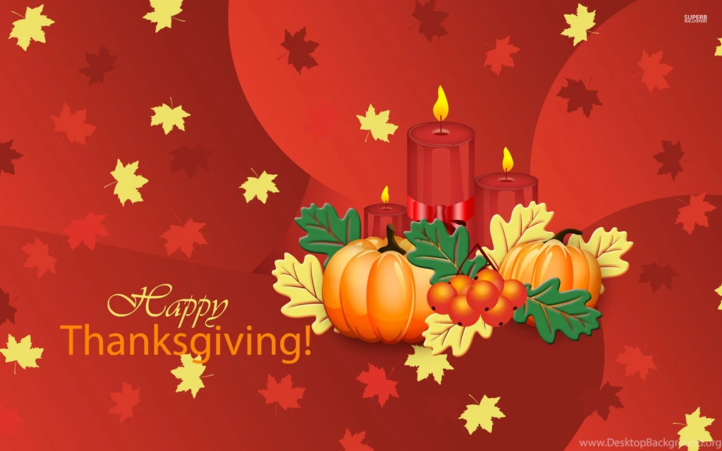 Pumpkins And Candles On Thanksgiving Wallpapers Holiday ...