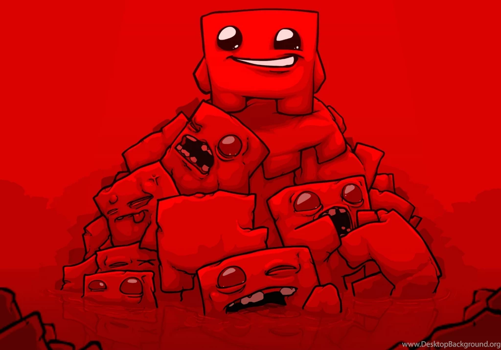 SUPER MEAT BOY Platform Animation Cartoon Humor Funny Nintendo (7 ...