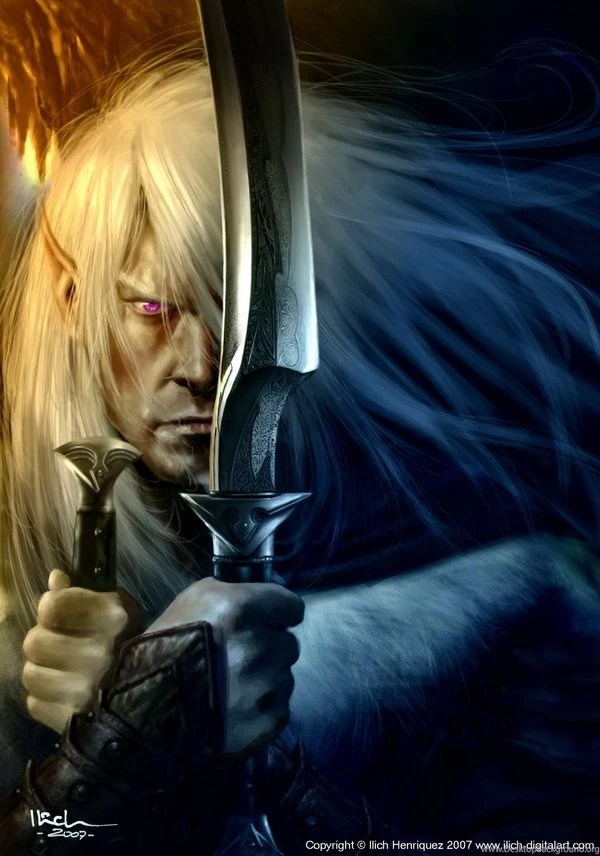 D&D CosPlay Drizzt Do Urden, Dark Elf