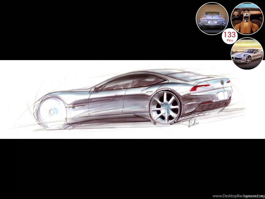 Fisker Karma (2012) Design Sketch