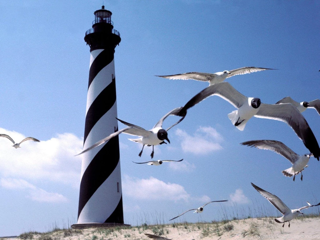 NORTH CAROLINA CAPE HATTERAS LIGHTHOUSE HD WALLPAPER   (