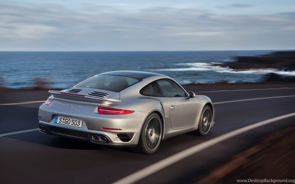 2013 Porsche 911 Turbo Motion Rear Wallpapers