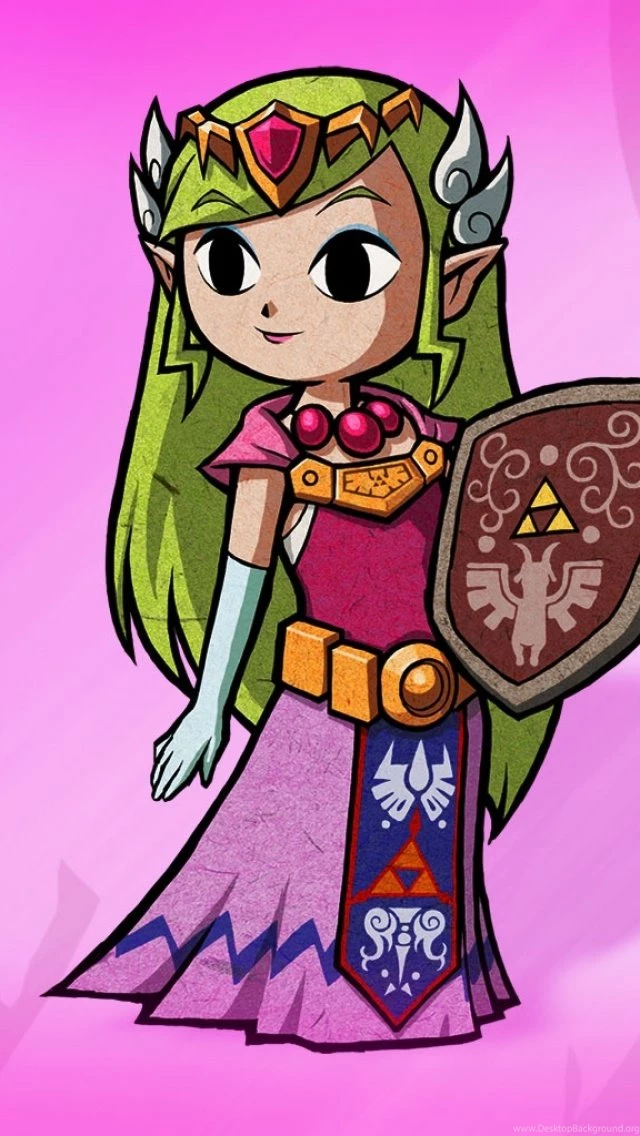 Zelda The Minish Cap iPhone 5 Wallpapers