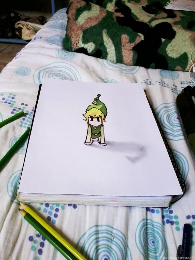 Legend Of Zelda Minish Cap Link By Desenhistawilson On DeviantArt