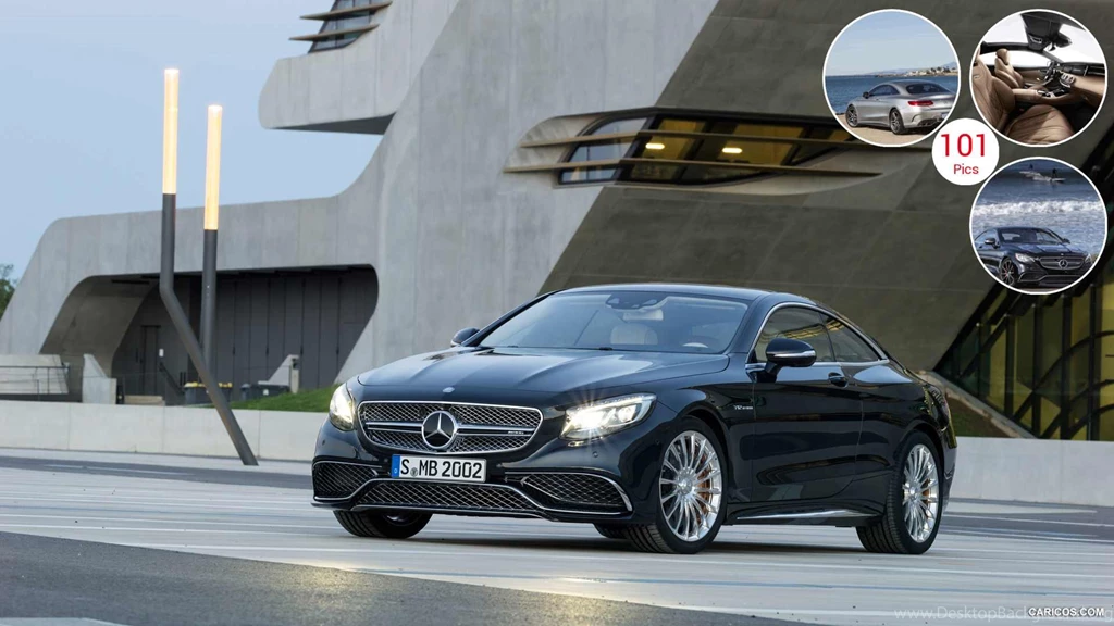 2015 Mercedes Benz S65 AMG Coupe (Anthracite Blue)   Front