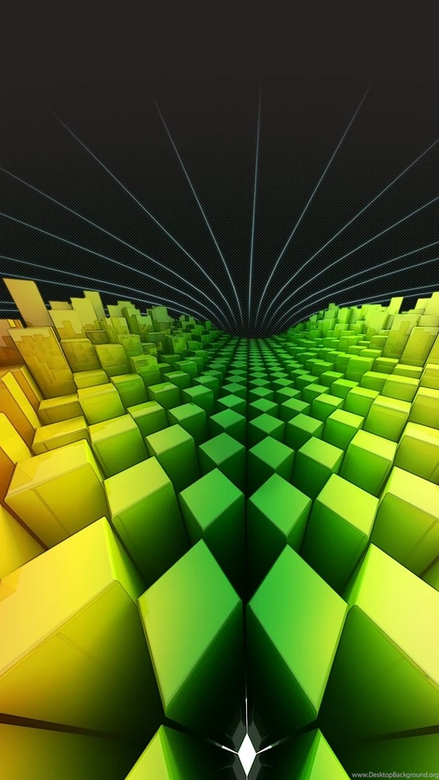 Three dimensional Origami iPhone 5s Wallpapers Download