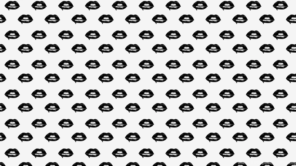 Dripping Bloody Lips Desktop Wallpapers