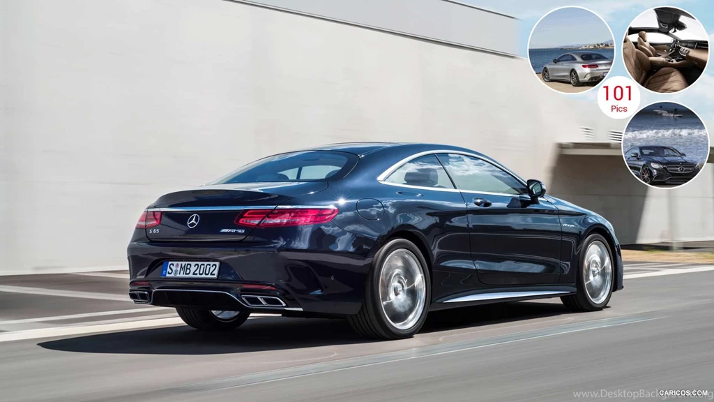 2015 Mercedes Benz S65 AMG Coupe (Anthracite Blue) Rear