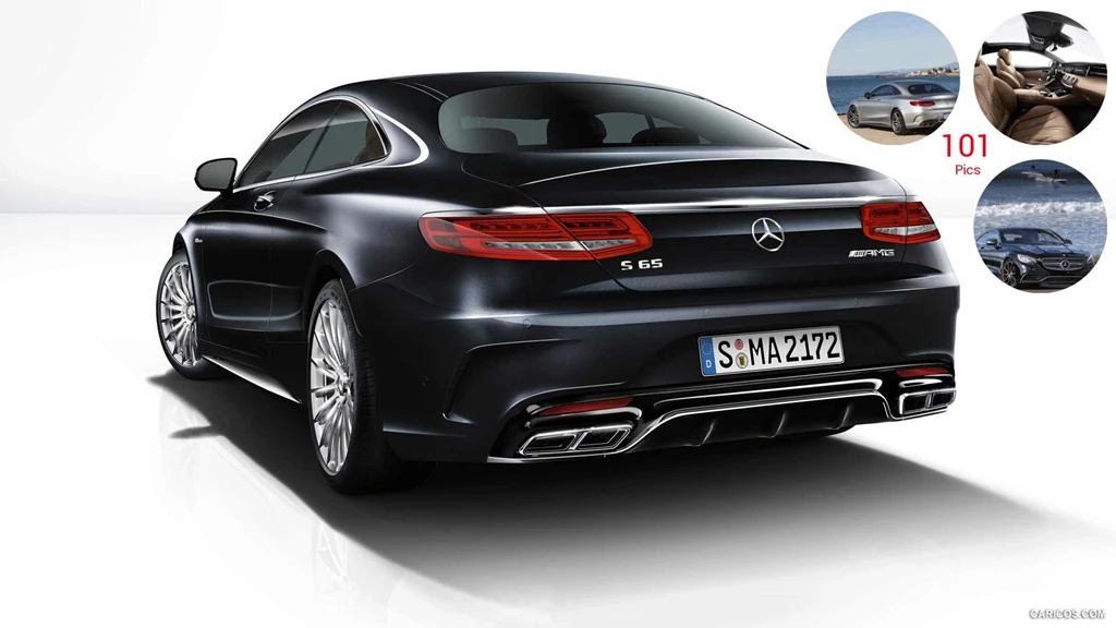 2015 Mercedes Benz S65 AMG Coupe   Rear