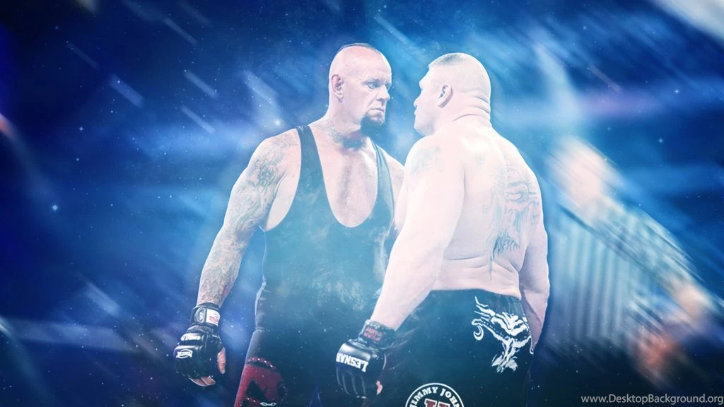 WWE Wallpapers Undertaker Vs Brock Lesnar By NikDan By NikDanielson ...