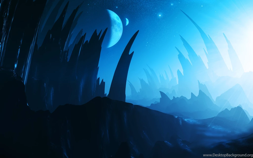 Landscapes Landscape Alien Planet Planets Stars Sky Moons ...