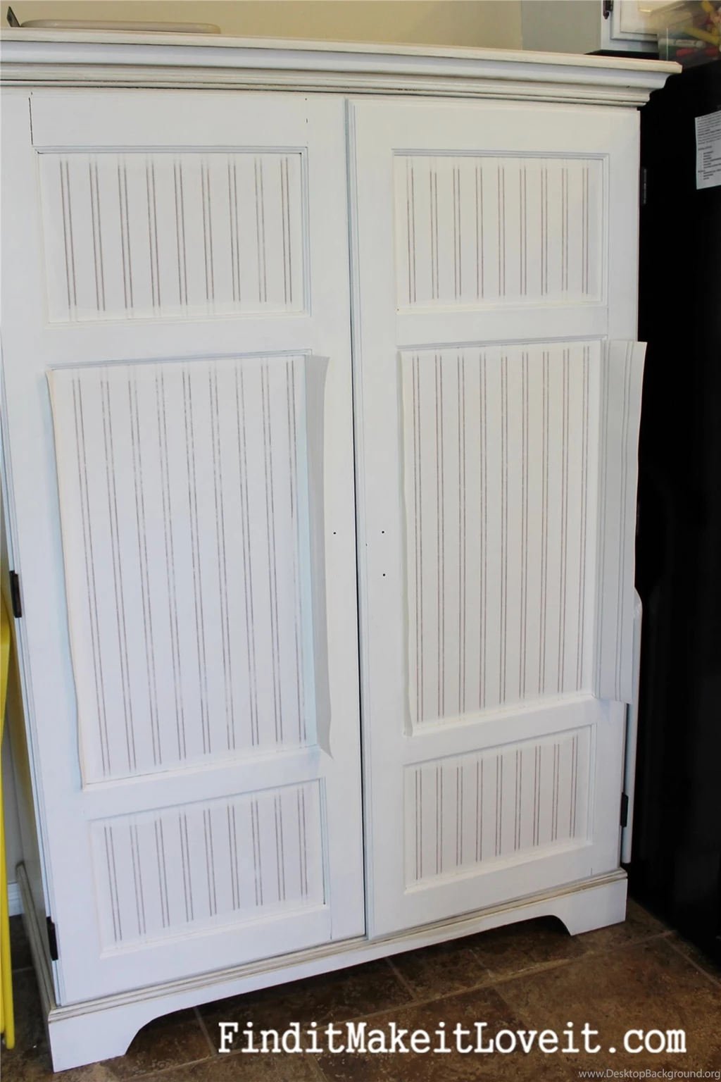 Painted Kitchen Hutch   Find It, Make It, Love It