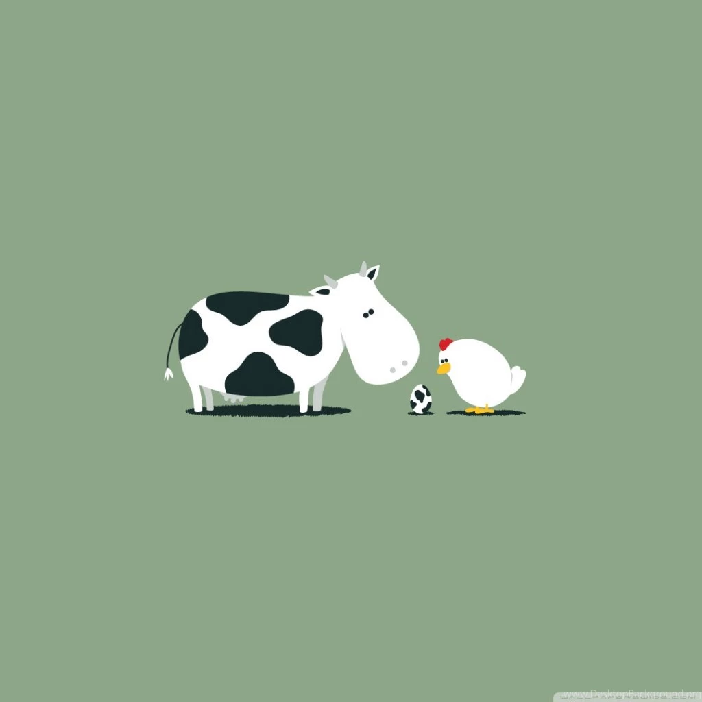 Funny Cow Egg HD Desktop Wallpapers : Widescreen : High Definition ...