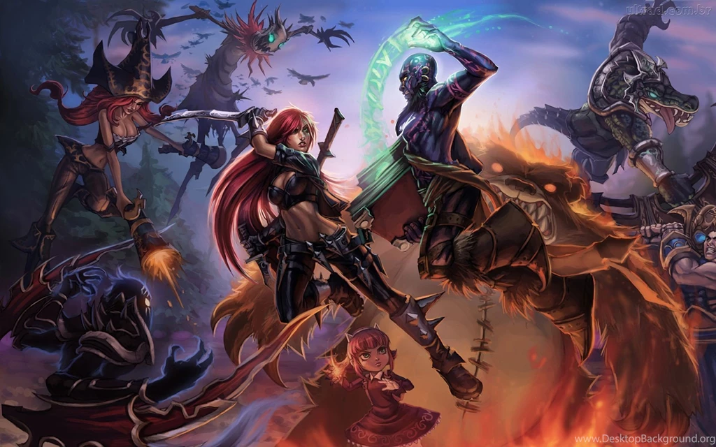 League Of Legends Nocturne Ryze Fiddlesticks Miss Fortune Garen ...